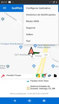 IsaWeb Rastreamento android App screenshot 3